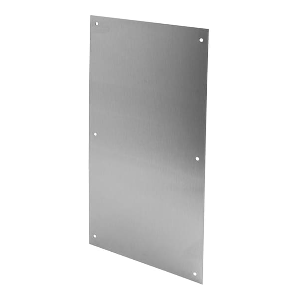 Push Plate, 8 x 16 in., 630 Stainless Steel Single Pack
